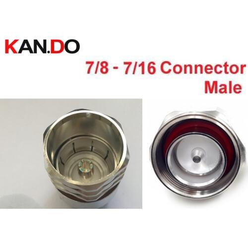 12pcs 7/16 L29 Din Clamp Plug RF coaxial connector Corrugated copper 7/8''cable connector 7/8 to L29 connector for telecom