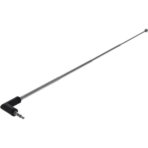 22.5cm 4 Section Telescoping AM FM Radio Antenna 3.5mm Plug