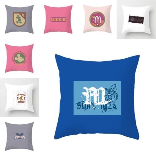 45cm*45cm Cartoons Disney Mickey Minnie Home Pillow pillowcase Anime Peaches pillowcase Home bedroom car Home Decoration