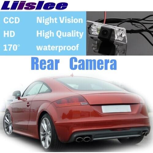 Liislee Car Camera For Audi TT TTS MK2 8J 2007~2014 High Reverse Rear View Back Up Camera For PAL / NTSC to Use | CCD With RCA