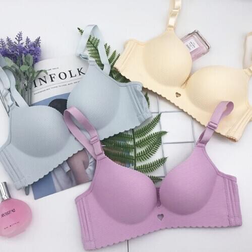 Sexy Bralette Women Push Up Lingerie Seamless Wire Free Bra Female Plunge Intimate Wear Comfortable Soft Underwear