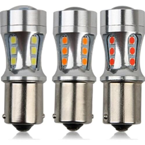 DHL 200Pcs Error Free 18LED Reversing Back-Up Reverse Light Bulbs 1156 1157 T20 T15 7443 7440 T25 3156 3030