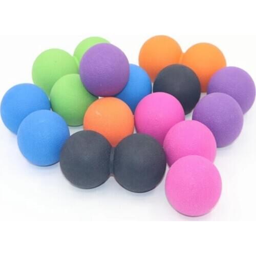 Double Ball Peanut Type TPE Muscle Relaxation Fascia Silicone Massage To Relieve Neck Fatigue Training Device