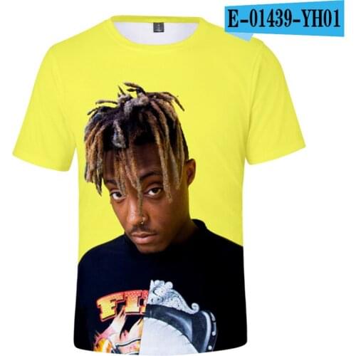 Hot Sale Singer Juice Wrld T Shirt 3D Print Rock Tshirt Unisex Summer Casual Streetwear Hip Hop Fashion Harajuku Tops