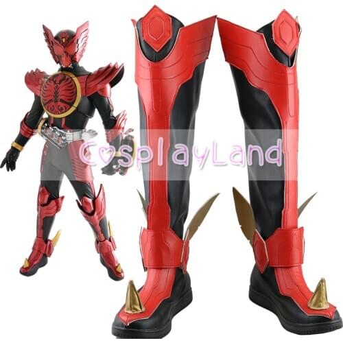Kamen Rider Masked Rider 000 TaJaDol Combo Cosplay Boots Shoes Men Shoes Costume Customized Accessories Halloween Party Shoes