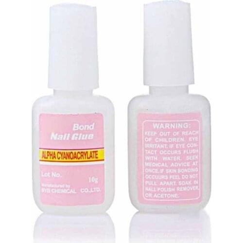 Nail Glue Diy Art Portable Long Lasting Non-toxic Manicure Accessories Tool With Brush Suit For Home Use Or Professional Ne