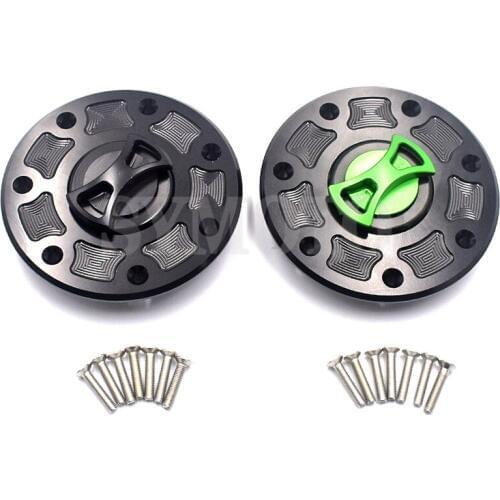 Motorcycle CNC Fuel Tank Cap Cover For KAWASAKI ZRX1100 ZX ZZR 600 1100 Ninja 250 250R 500 500R EX GPZ 250 500 750 900 1000 1100