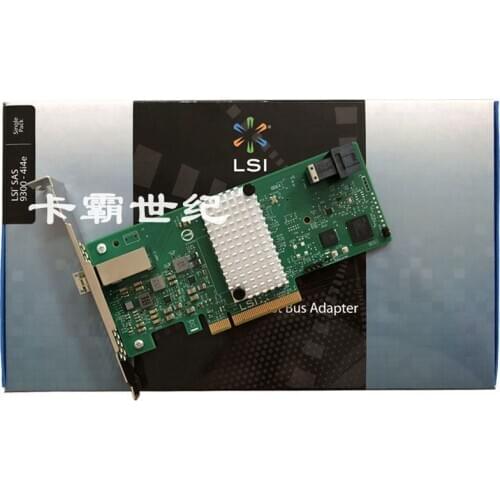 LSI SAS 9300-4i4e LSI00348 SAS3008 12Gb PCI-e3.0 color box