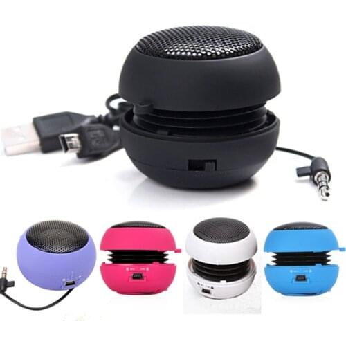Mini Burger Column Speaker Hamburger Wired Sound Box Loundspeaker Stereo Super Bass Hi-Fi Audio Music Speaker Cabinet Speaker