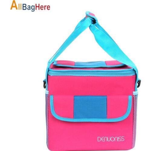 Outdoor Picnic Camping Shoulder Bags Waterproof Lunch Cooler Thermos Bag Thicken Fresh Keeping Ice Pack Insulation Thermal Bags