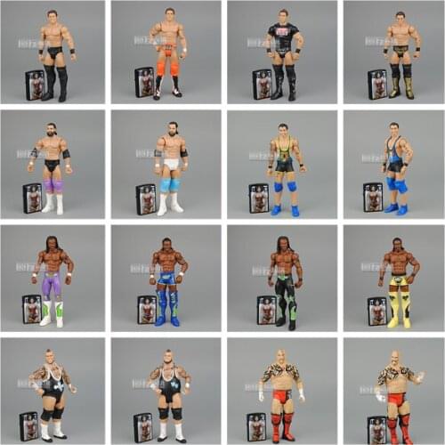 Wrestling Match Combat Arena Boxing 6-7 inch Bulk Pack Kofi Miz Brodus Clay Model Action Figures Collect Ornaments