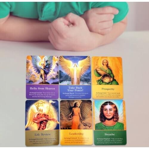 2021 New Archangel Oracle Cards 45-Card Deck Tarots English Version Board Game Divination