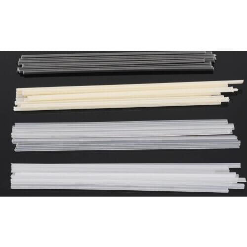 50pcs/set Plastic Welding Rods Bumper Repair ABS/PP/PVC/PE Welding Sticks Plastic Welder Soldering Supplies
