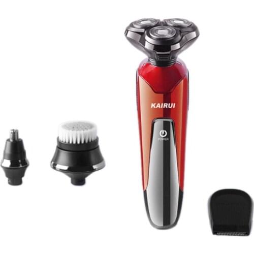 KAIRUI 4D Floating Three-Blade Five-In-One Electric Shavers for Men Full Body Washing Razor USB Rechargeable