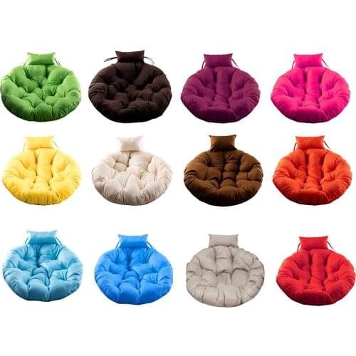 Thicken Swing Egg Chair Cushion Hanging Basket Seat Pad for Home Garden Indoor Outdoor Balcony Rocking Chair Cushion(No Hammock)