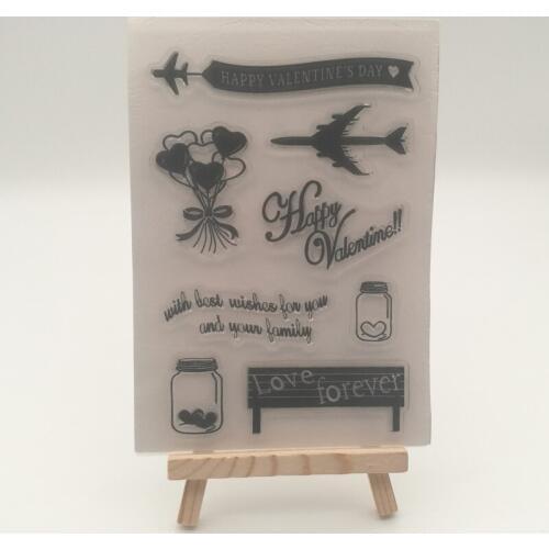 Aircraft Transparent stencil for DIY Scrapbooking/Card Making/Kids Christmas Fun Decoration Supplies