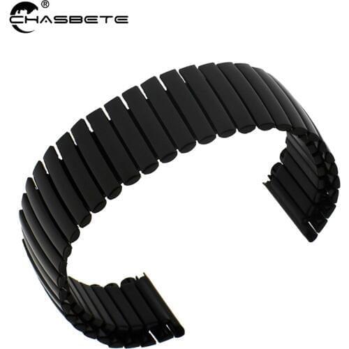 Stainless Steel Watch Band 20mm for Samsung Gear S2 Classic R732 / R735 Elastic Strap Loop Wrist Expansion Belt Bracelet Silver