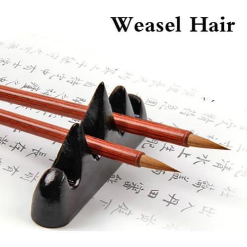 Chinese Calligraphy Pen Weasel Hair Painting Brush Small Regular Script Sutra Copying Special Calligraphy Brush Caligrafia