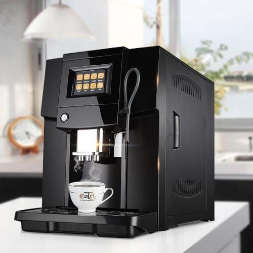 Touch Commerical Fully Automatic coffee machine LCD espresso coffee machine & coffee grinder 19 bar cappuccino maker 220v 1250w