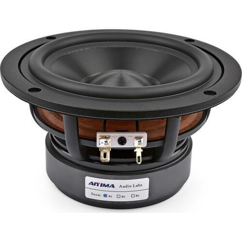 AIYIMA 5.25Inch Audio Midrange Bass 2.0 Speakers Driver 60W 30 Core Woofer HIFI LoudSpeaker Bookshelf Home Theater
