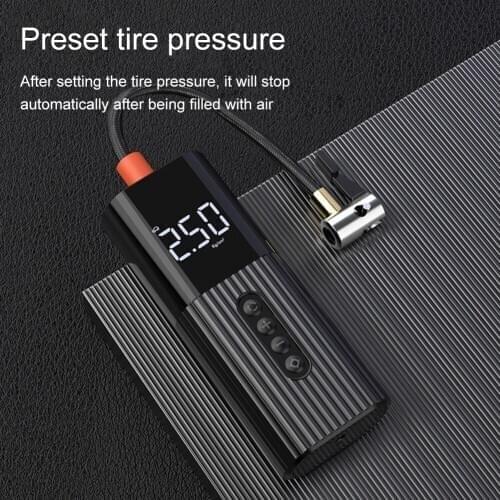 Universal DC/AC 12V LED Display Air compressor 3 Nozzles Home Car Inflatable Pump For Car Bicycle Motorcycle Tire Swimming Toy