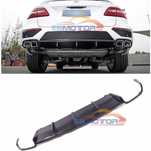 Real Carbon Fiber Rear Diffuser Spoiler For Mercedes Benz W166 ML63 M150