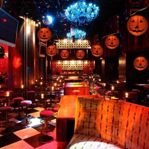 1pcs DIY Halloween Paper Pumpkin Hanging Lantern for Halloween Party Decorations