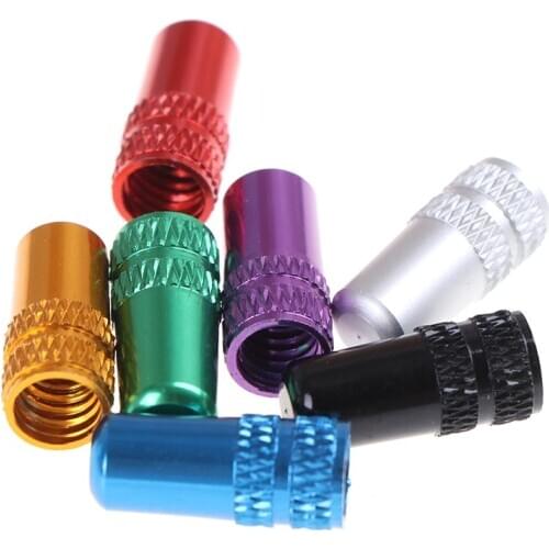 10pc Aluminum Bicycle Tire Valve Cap Mountain Road Bike Valve Cap Schrader/Presta Tire Valve Protector MTB Accessories
