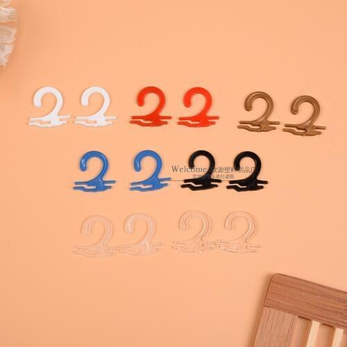 100 pcs Factory direct selling plastic flat hook socks hook hangtag hook racks packaging accessories hanging card display hook