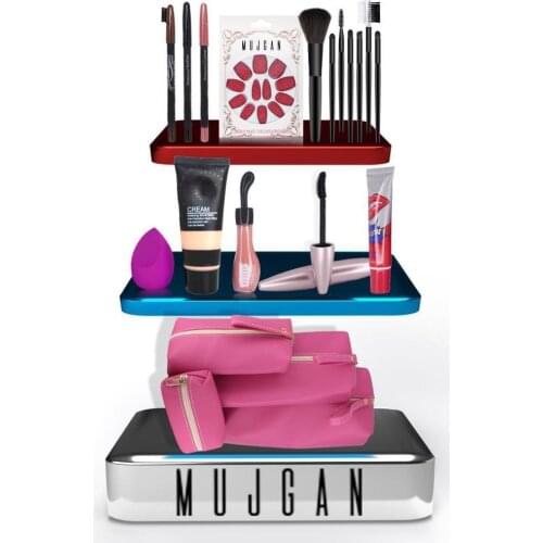 20 Pieces Daily Makeup Set professional makeup kit portable travel makeup organizer storage box gifts for beginner girls