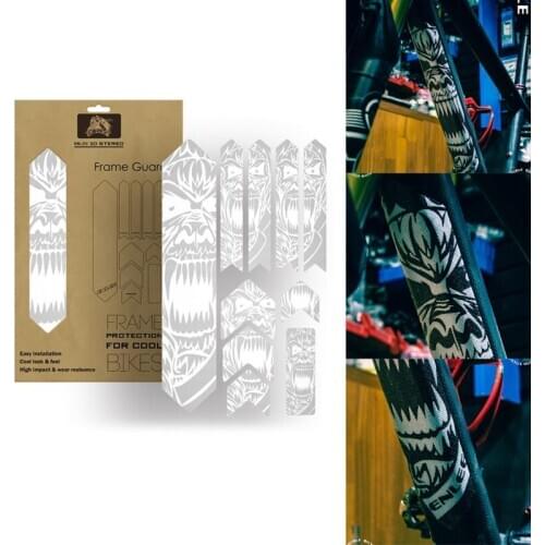 3D MTB Mountain Bike Scratch-Resistant Protect Frame Protector Removeable Sticker Bicycle Paster Guard Cover Bicycle Decals