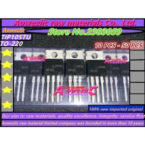 Aoweziic 100% new imported original TIP105 TIP105TU TO-220 Darlington Transistor 8A 60V