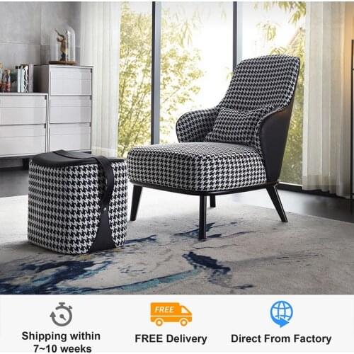 Free Shipping Karois CH002 Leisure Chair Nordic Modern Minimalist Livingroom Furniture Fabric Small Apartment
