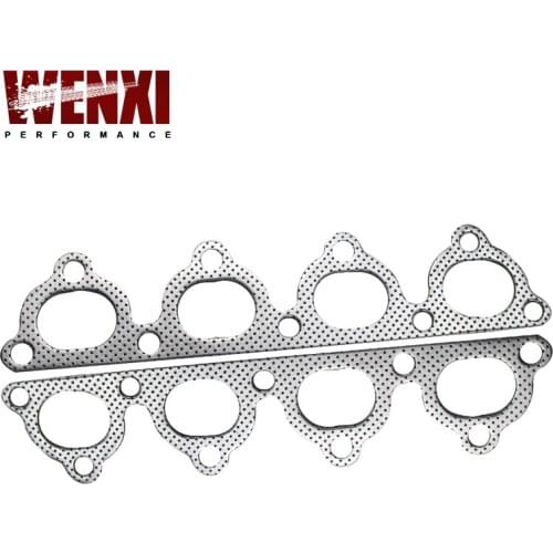 FOR HONDA D-SERIES EXHAUST HEADER MANIFOLD GRAPHITE ALUMINUM GASKET D15 D16 D13 D14 WX4956