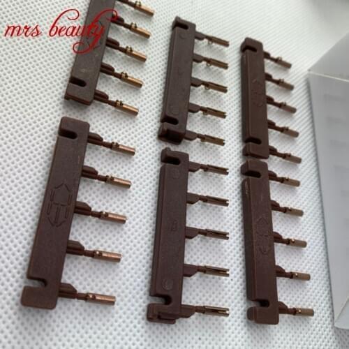 6D hair extension tools 6D-2 hair comb make sure hair can be re-apply 6D hair extension machine tools Brown comb