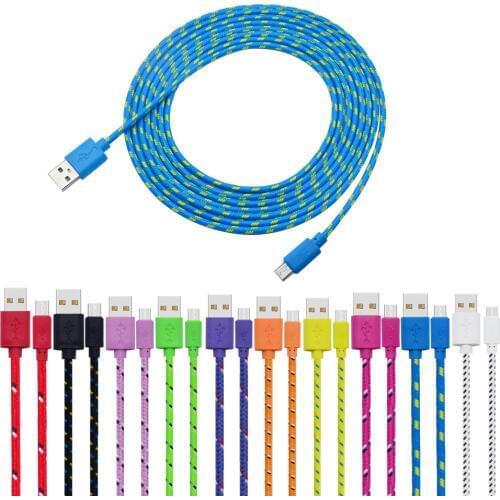 Micro USB Cable Data Sync USB Cable For Samsung Xiaomi Redmi LG Android Phone 1m/2m/3m Fast Charging Microusb Phone Cables Kabel