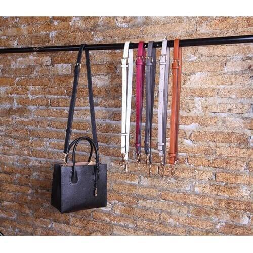 Fashion Womens Ladies 120cm Leather Shoulder Strap Handle Bag Accessories DIY Crossbody Bags Adjustable Belt Handle Replacement