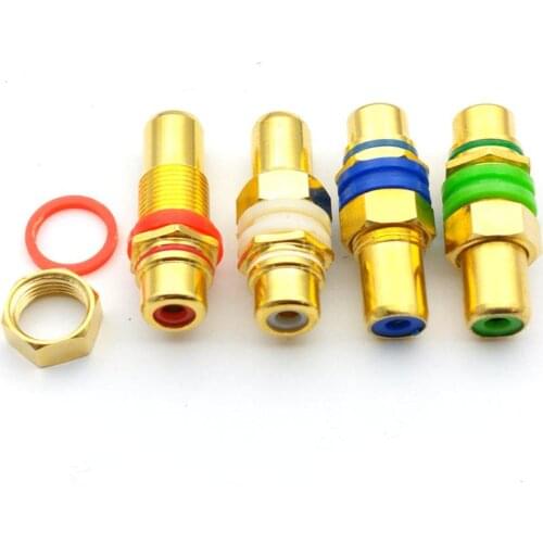 40pcs brass RCA Female to RCA Female connector wholesale