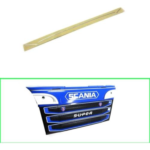 Modified Decorative Metal Sticker for 1/14 Tamiya RC Truck Trailer Tipper Scania R730 Car Diy Parts