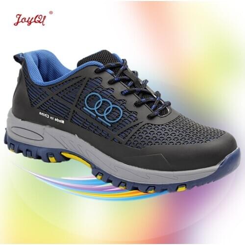 Men work safety boots summer breathable impact resistant male shoes size 38-44 JOY-115