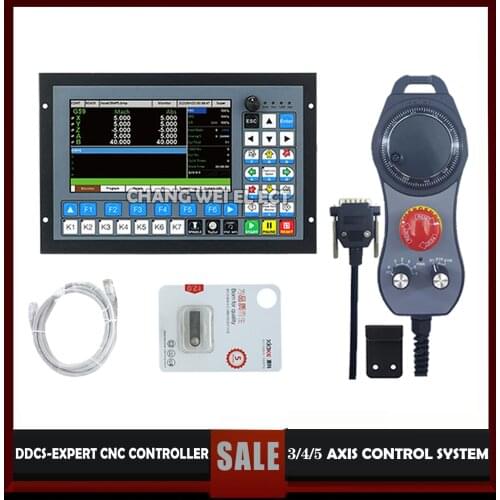 DDCS-EXPERT 3/4/5 Axis CNC Standalone Offline Controller Support Close-loop Stepper/ATC Controller Replace DDCSV3.1