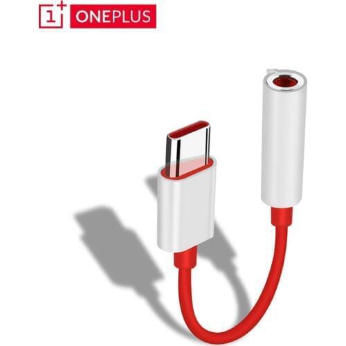 Original oneplus usb Type C To 3.5mm Earphone Jack Adapter Aux Audio For oneplus 8 7T 6T 7 Pro usb-c music converter cable