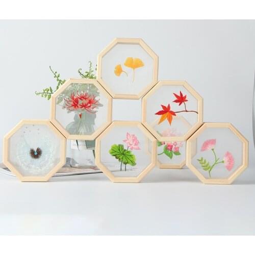 Flower DIY Transparent Embroidery Kit with wooden Frame for Beginner Needlework Kit Cross Stitch Sewing Painting Home Decor