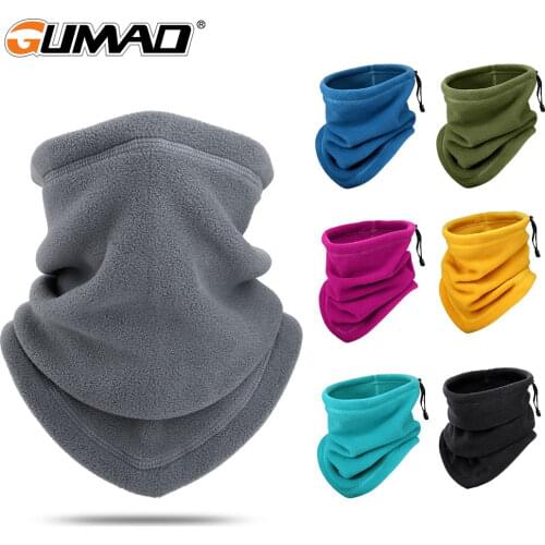 Men Women Winter Bandana Hiking Face Cover Snowboard Ski Neck Warmer Gaiter Cycling Bicycle Tube Scarf Sports Thermal Half Mask