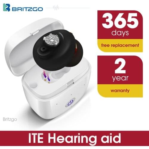 Britzgo Hearing Aid Elderly Digital Sound Amplifier BHA-611 | Invisible, Compact And Comfortable Hearing Amplifier