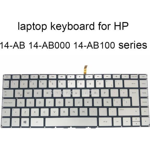 Replacement keyboards backlit keyboard 14 AB for HP Pavilion 14AB 000 AB000 ab166u LA Latin silver 7J1640 original special offer