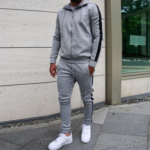 Sportswear man tracksuit sports suit for men running sets Sports kit fitness clothes Men gym set sports hoodies jacket pants