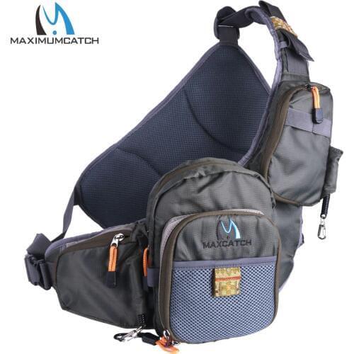 Maximumcatch Fishing Bag Portable Multi-Purpose Fly Fishing Pack Fishing Bag Fishing Tackle Bag