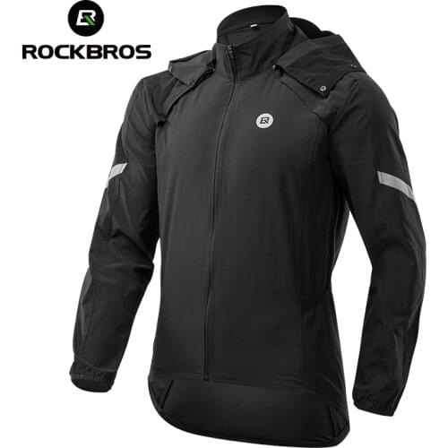 ROCKBROS Cycling Jacket Bicycle Men Jersey Breathable Clothing MTB Women Windproof Reflective Quick Dry Coat Sports Equipment