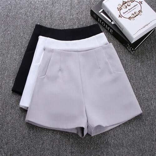 2021 New Summer hot Fashion New Women Shorts Skirts High Waist Casual Suit Shorts Black White Women Short Pants Ladies Shorts
